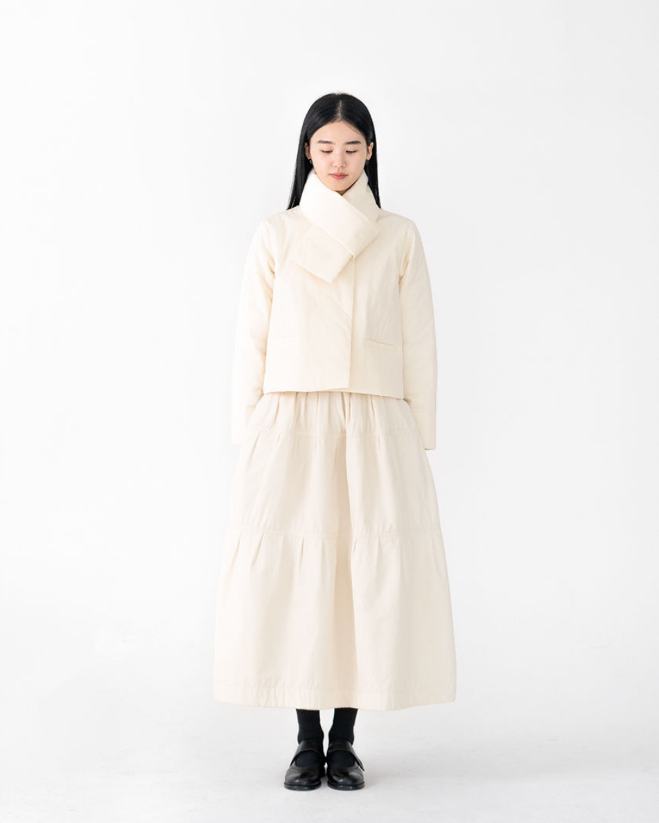 EUNOIA(ユノイア) LILY PADDING SKIRT 유노이아_lily padding skirt_블랙_m사이즈 | 브랜드 중고거래